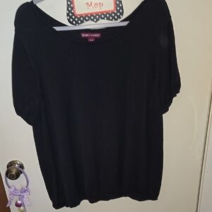 Jessica London Black Dolman Sleeve Sweater